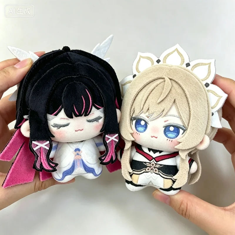 Genshin Plush Doll Pendant Scaramouche Keychain Neuvillette Wriothesley Furina Columbina Ornaments Hot Games Party Favors Gifts