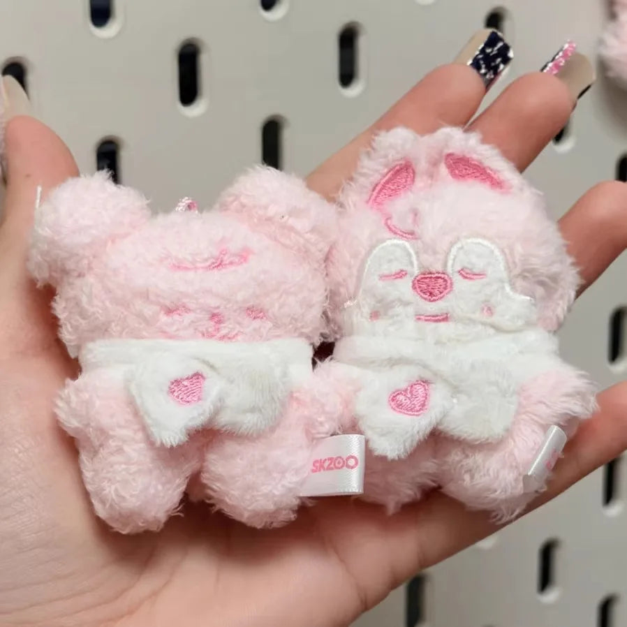 Cute Kpop Boy Idol Animal Plush Toy Keychain Mini Cartoon Keyring Key Holder Fan Gift