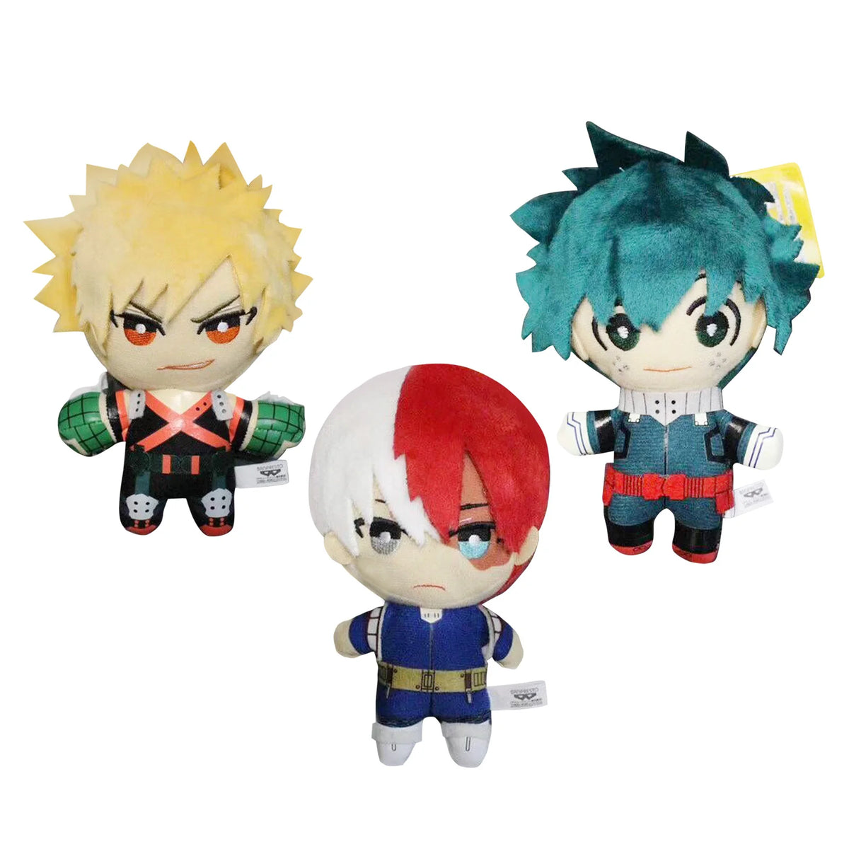 Peluche My Hero Academia de Izuku Midoriya y Katsuki Bakugo
