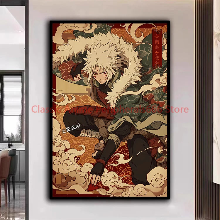 Póster Naruto Estilo Ukiyo-e