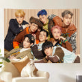 Kpop group A-ATEEZS flag Decoration Art Picnic Party Home Hanging Camping Outdoor Party Banner