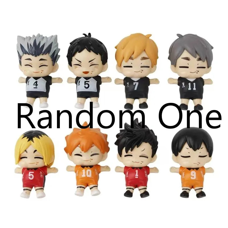 Haikyuu!! Be Full Series Anime Figure Cute Shoyo Kenma Figurine Kawaii Bokuto Tsukishima PVC Model Toys For BIrthday Gift