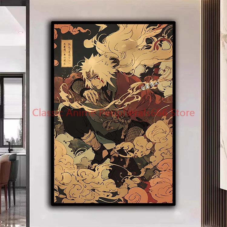Póster Naruto Estilo Ukiyo-e