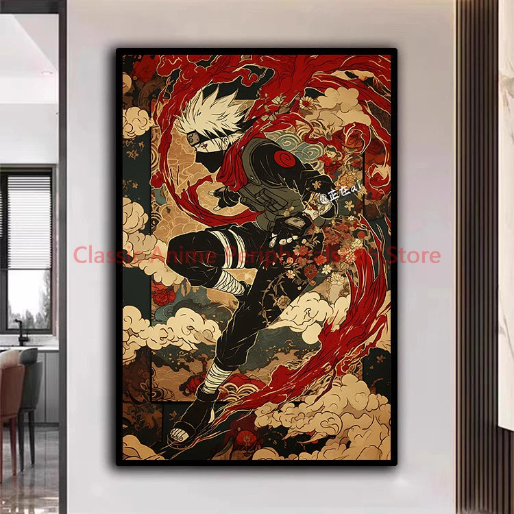 Póster Naruto Estilo Ukiyo-e
