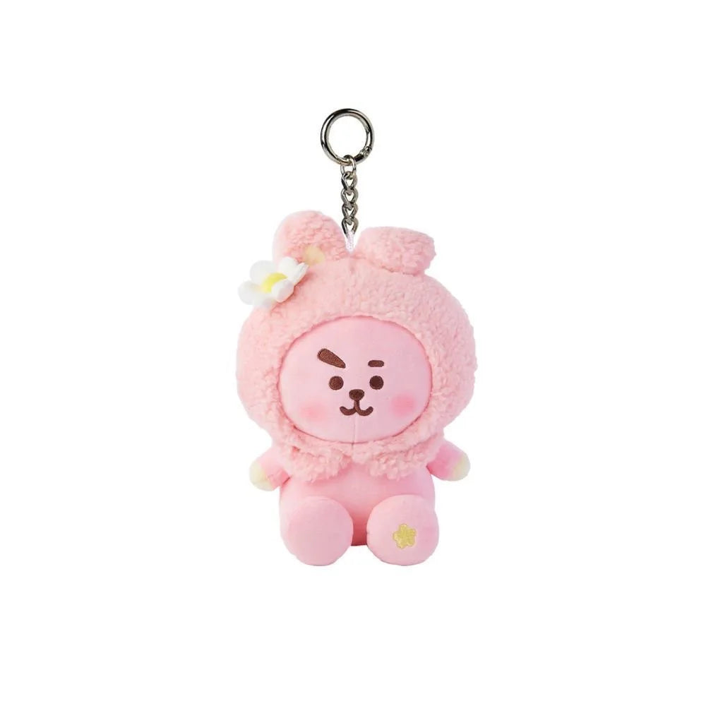 Anime Cartoon Bt21 Tata Cooky Plush Toy Y2K Fashion Korean Mini Plush Doll Backpack Keychain Accessories Gift for Friends