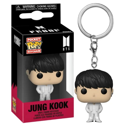 Funko POP Keychain Toy Men's Team Cartoon V JUNG KOOK JIMIN Jin V J-HOPE Pocket Pop Keychain Vinyl Action Figure Collection Toys