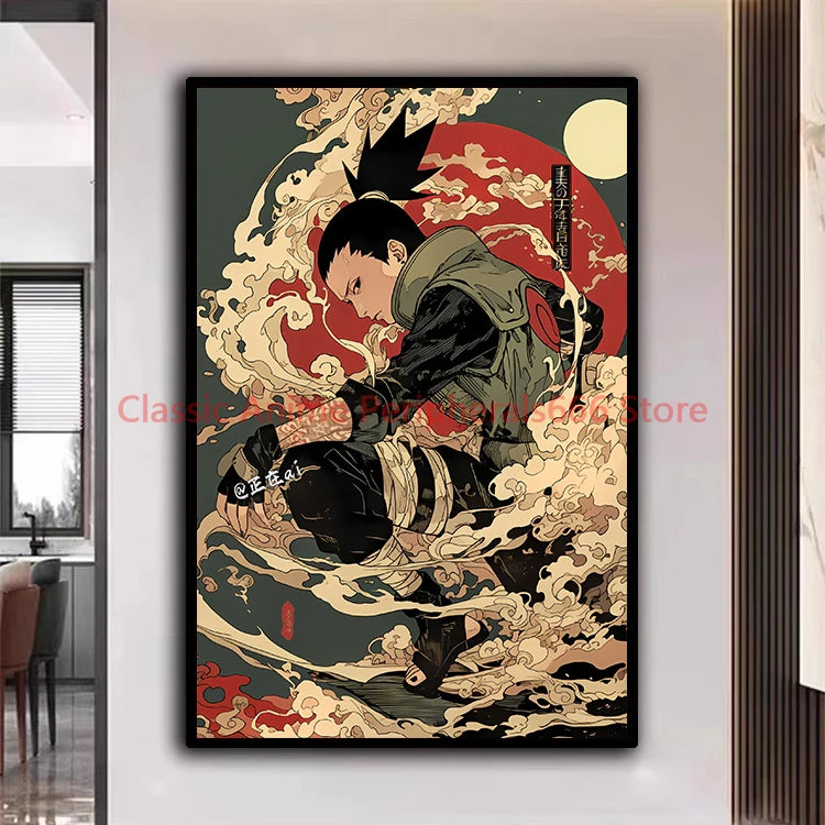 Póster Naruto Estilo Ukiyo-e