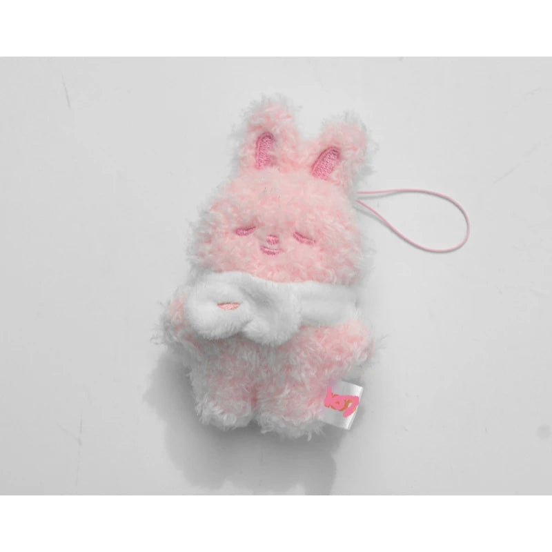 Cute Kpop Boy Idol Animal Plush Toy Keychain Mini Cartoon Keyring Key Holder Fan Gift