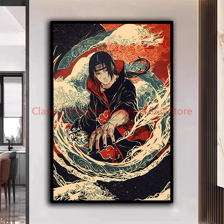 Póster Naruto Estilo Ukiyo-e