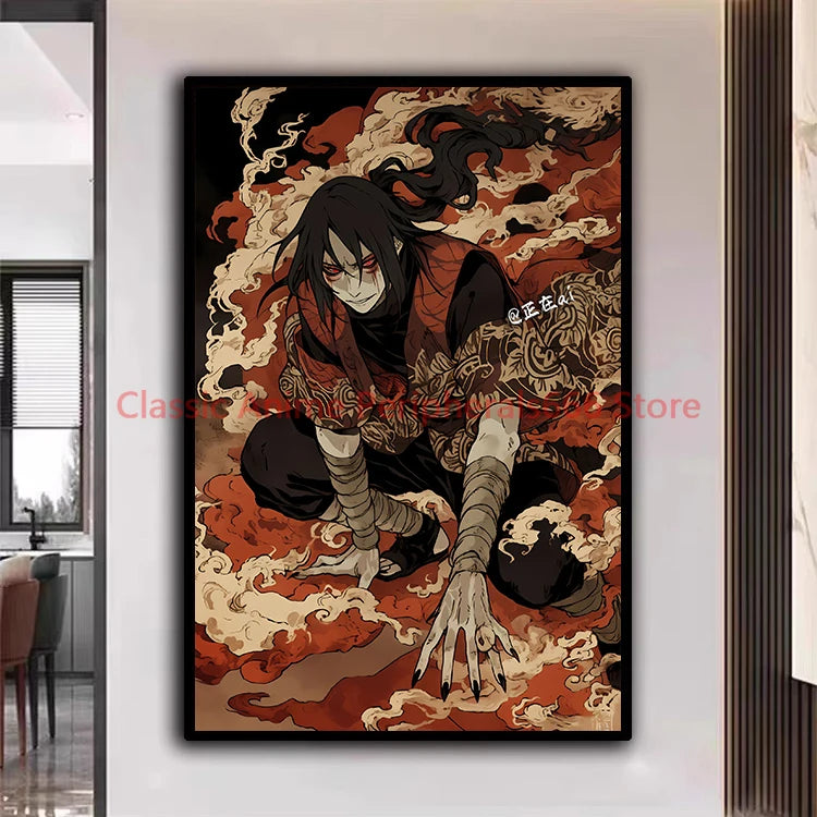 Póster Naruto Estilo Ukiyo-e