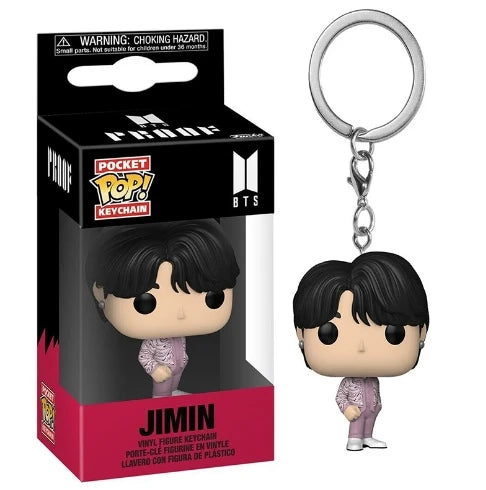 Funko POP Keychain Toy Men's Team Cartoon V JUNG KOOK JIMIN Jin V J-HOPE Pocket Pop Keychain Vinyl Action Figure Collection Toys