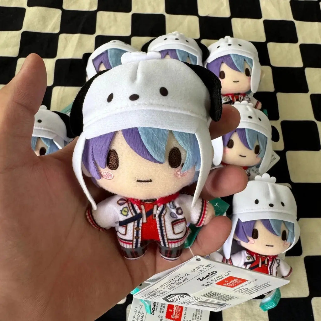 10cm Pjsk Plush Doll Toys Project Sekai Aoyagi Toya Stuffed Keychain Bag Pendant Shinonome Akito Backpacks Ornaments Toy Gift