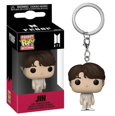 Funko POP Keychain Toy Men's Team Cartoon V JUNG KOOK JIMIN Jin V J-HOPE Pocket Pop Keychain Vinyl Action Figure Collection Toys