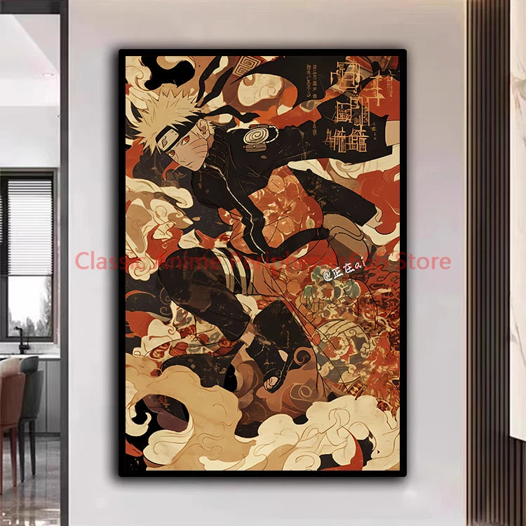 Póster Naruto Estilo Ukiyo-e