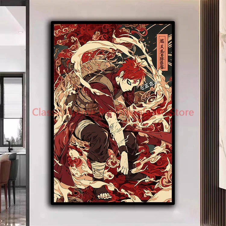 Póster Naruto Estilo Ukiyo-e