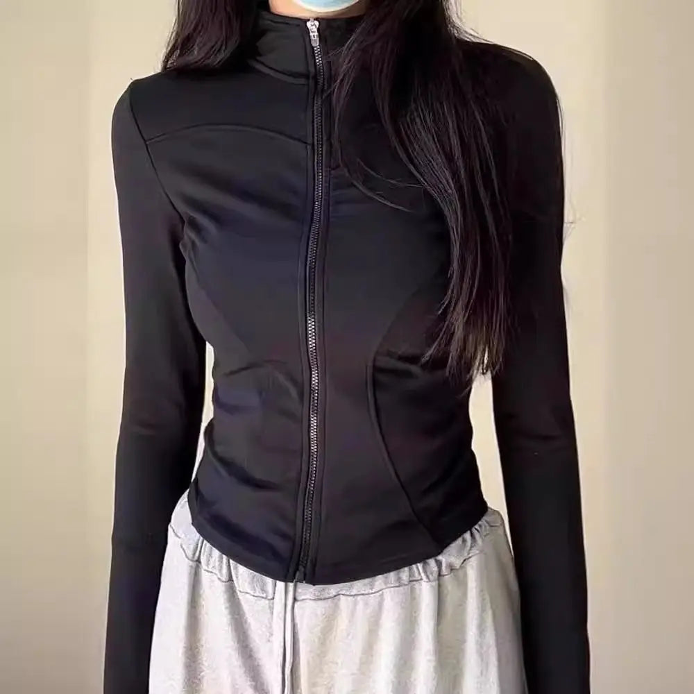 Chaqueta Rosa de Protección Solar Ajustada