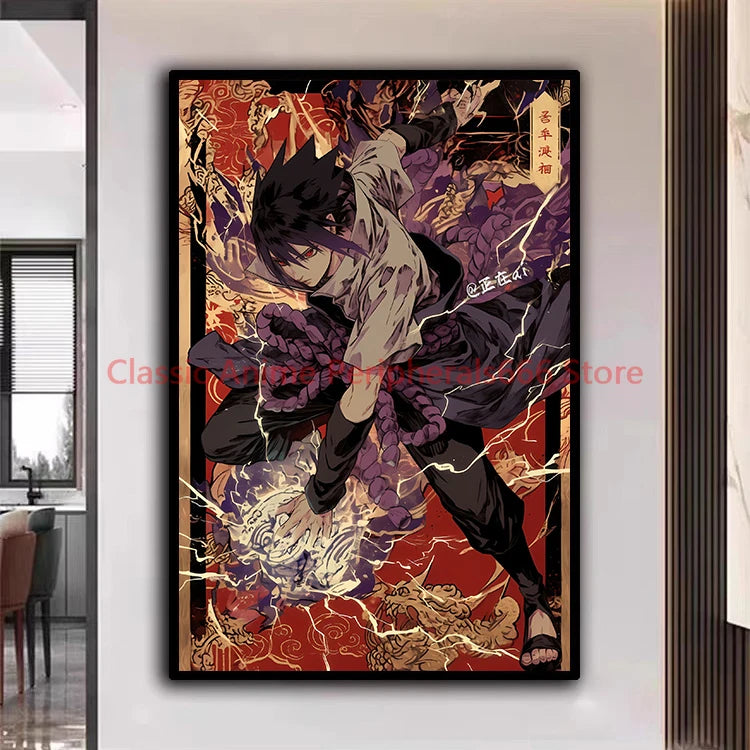 Póster Naruto Estilo Ukiyo-e